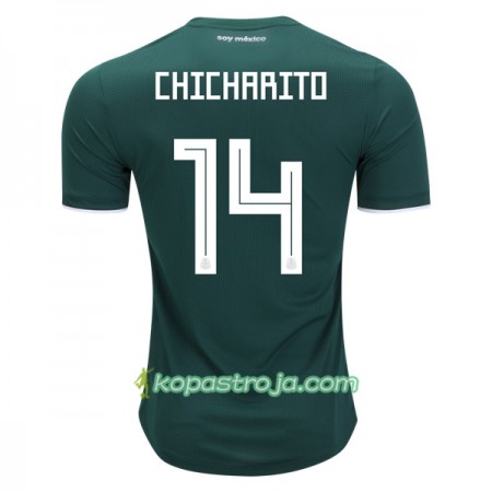 Billiga Fotbollströjor Mexiko Chicharito 14 VM 2018 Hemma tröja
